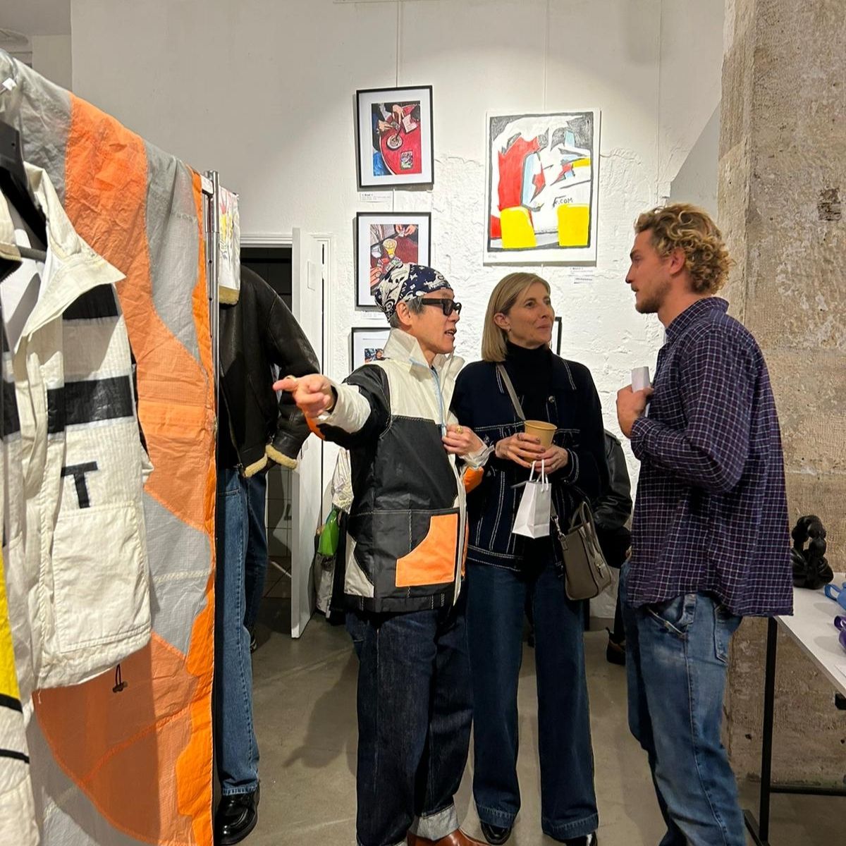 UPWIND first official showcase in Paris — upcycled kitesurfing sail jackets