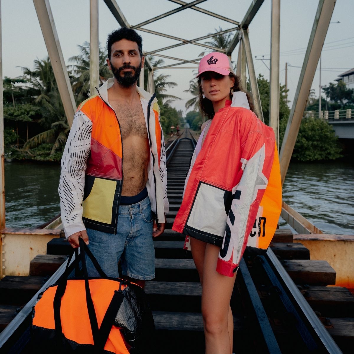 UPWIND crowdfunding launch — jackets and bags made from upcycled kitesurfing sails