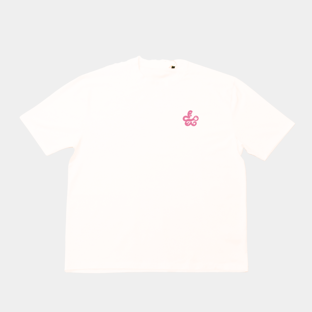 White Upwind Flower T-Shirt
