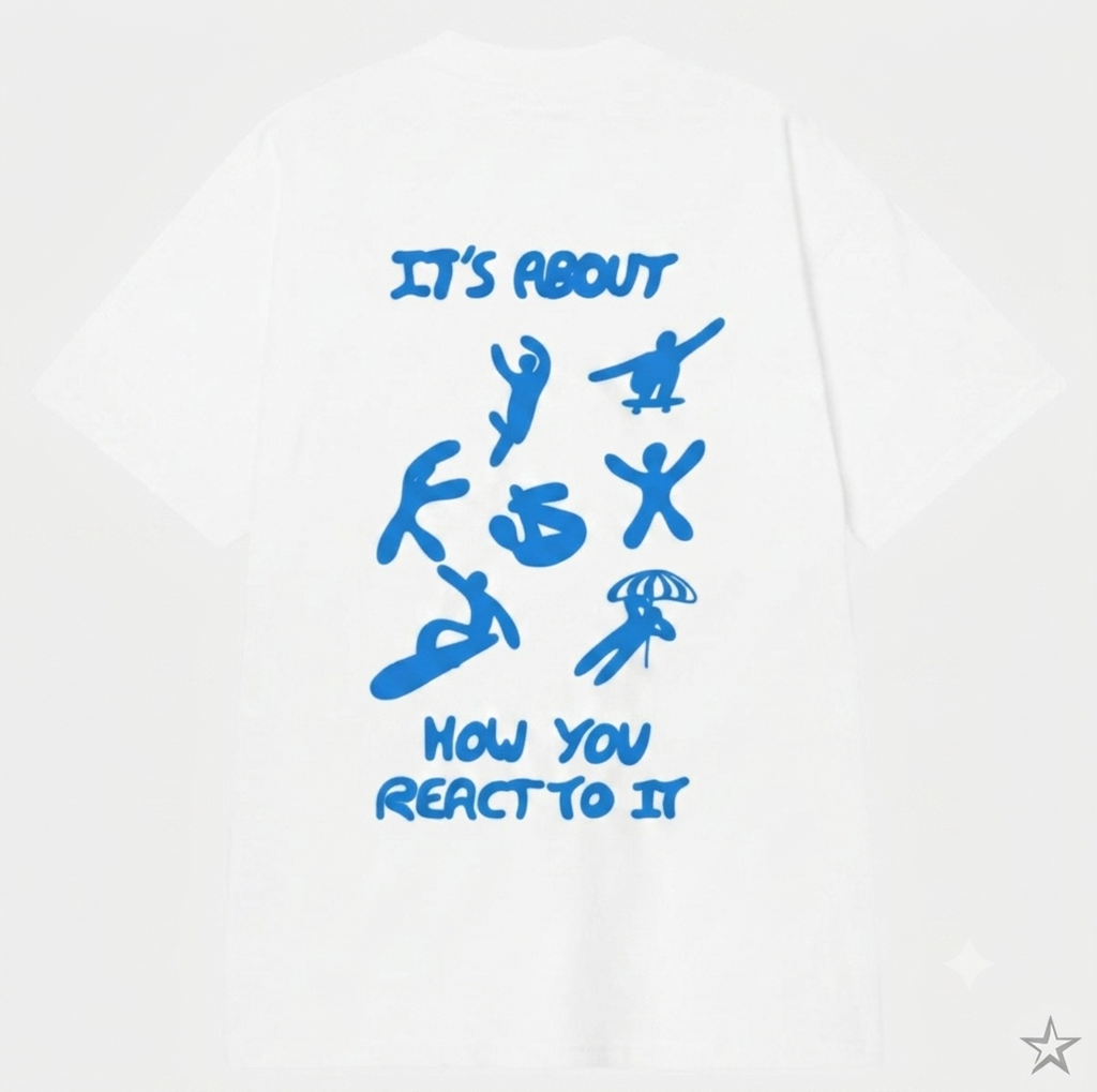 How you react (Blue)
