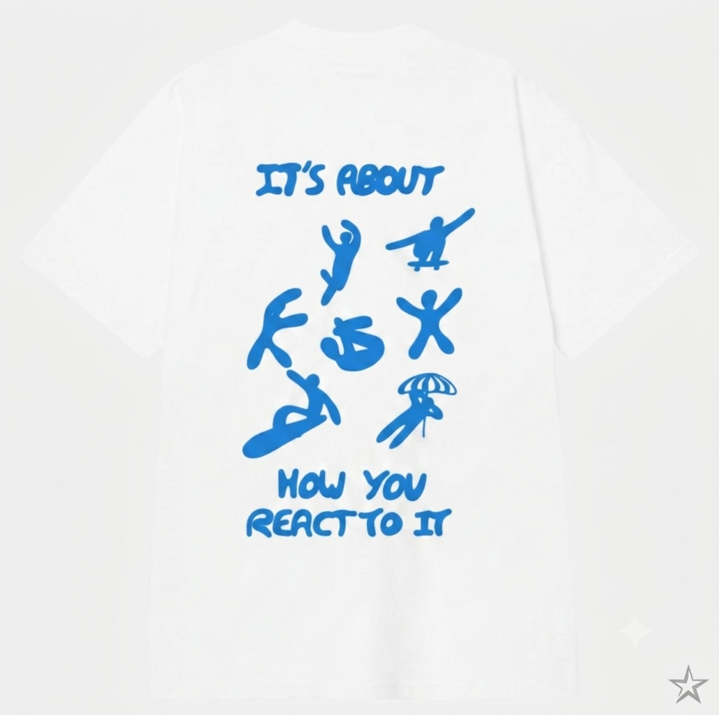 How you react (Blue)